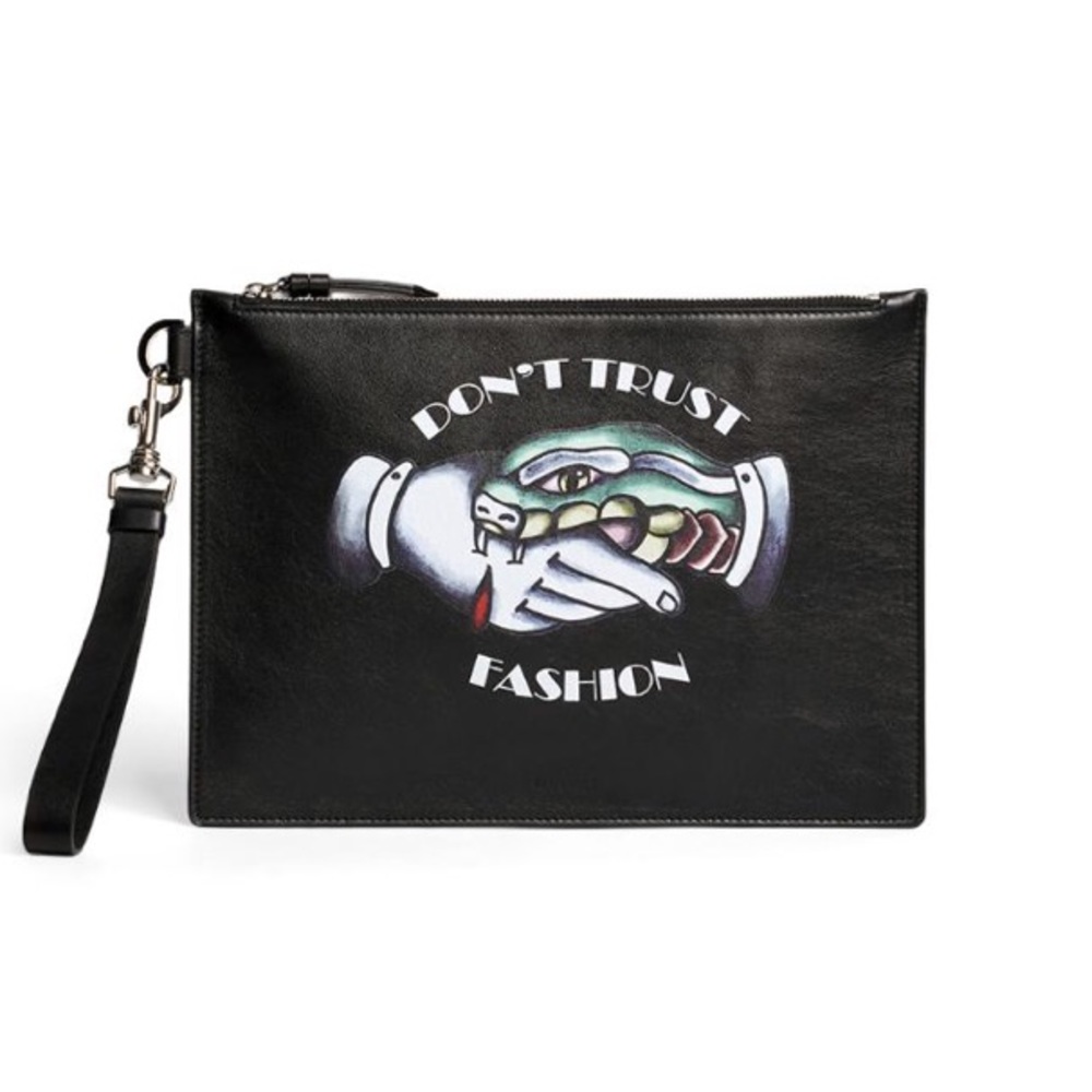 NWT Roberto Cavalli Rare zip pouch / clutch